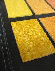 Verschiedene Vinyl-Laminatarten