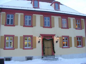 Maler im Winter
