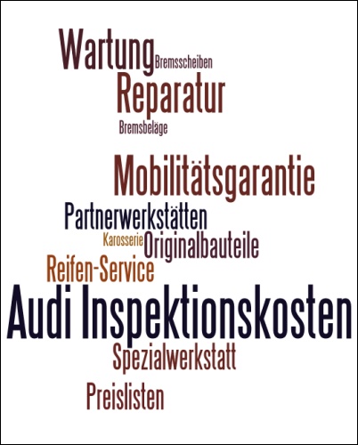 Audi Inspektionskosten
