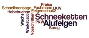 Schneeketten fuer Alufelgen