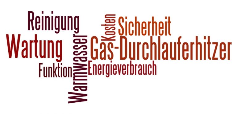 Gas-Durchlauferhitzer warten