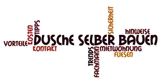 Dusche selber bauen