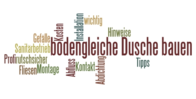 bodengleiche Dusche bauen