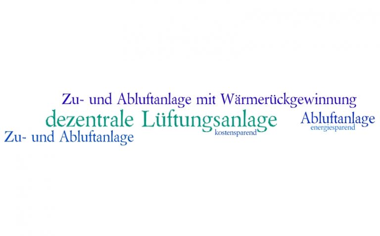 dezentrale Lüftungsanlage