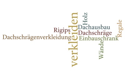 Dachschräge verkleiden