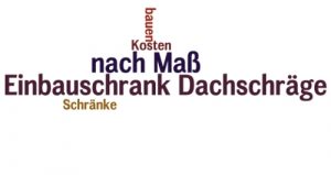 Einbauschrank Dachschräge