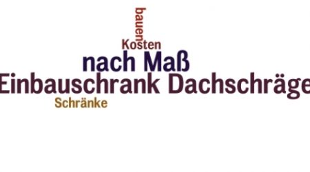 Einbauschrank Dachschräge