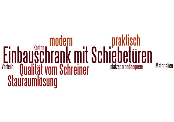 Einbauschrank Schiebetüren