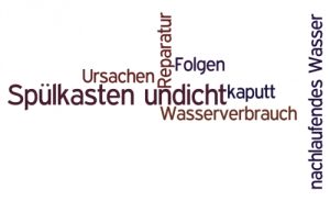 Spülkasten undicht