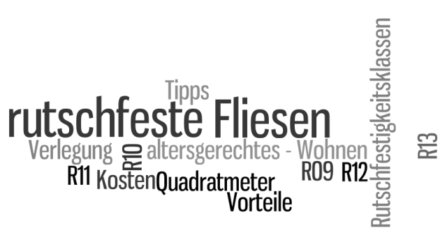 rutschfeste Fliesen