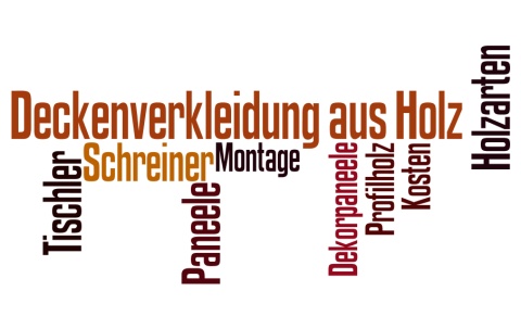 Deckenverkleidung Holz