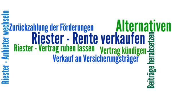 Riester Rente verkaufen