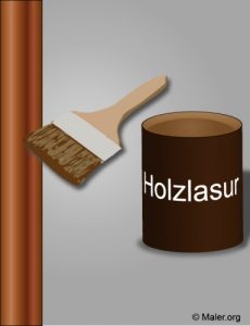 Holzlasur-auftragen