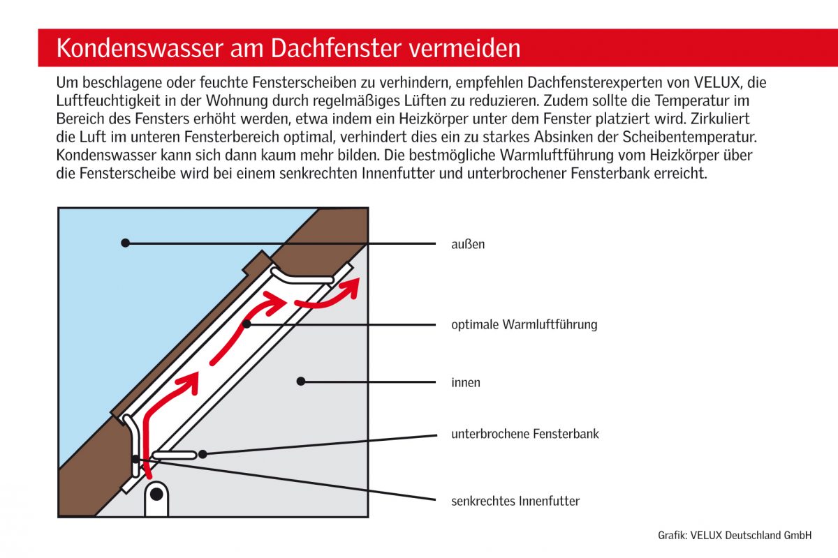 Kondenswasser Am Dachfenster