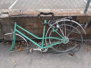 Vandalismus am Fahrrad