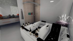 Whirlpool und Badewanne in einem!