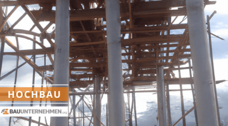 Darstellung einer Hochbau-Baustelle
