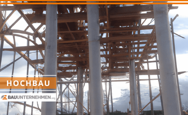 Darstellung einer Hochbau-Baustelle