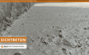 Darstellung von Sichtbeton