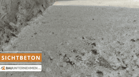 Darstellung von Sichtbeton