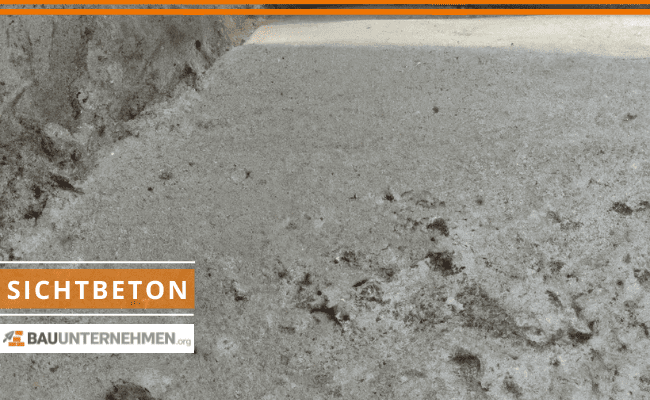 Darstellung von Sichtbeton