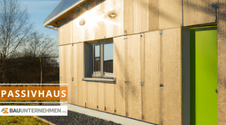 Darstellung eines Passivhauses