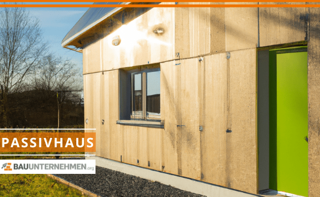 Darstellung eines Passivhauses