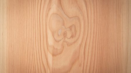 Ansicht eines Holzbretts aus Douglasienholz mit typischer Struktur.