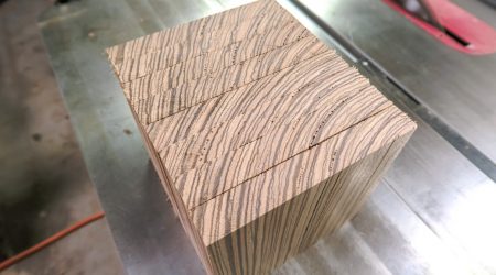Zebrano Holz