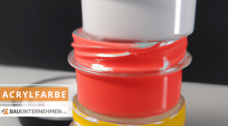 Darstellung von Acrylfarbe-Behältern