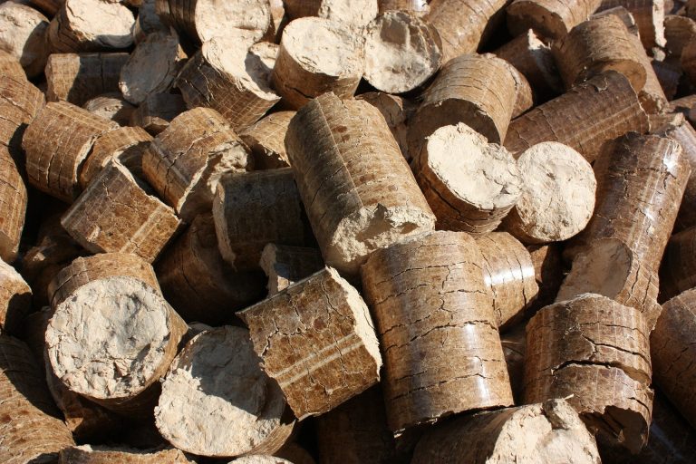 Holzpellets für eine Pelletheizung