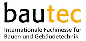 Das Logo der Internationalen Fachmesse für Bauen und Gebäudetechnik bautec.