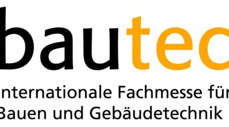 Das Logo der Internationalen Fachmesse für Bauen und Gebäudetechnik bautec.