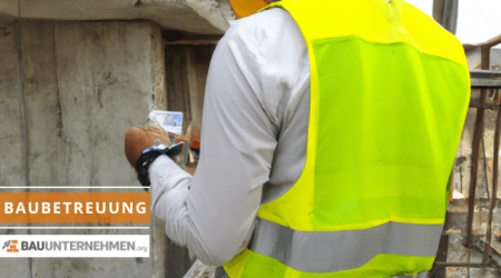 Darstellung eines Baubetreuers