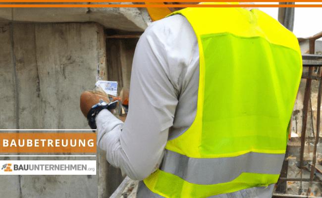 Darstellung eines Baubetreuers