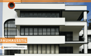Darstellung eines Haus im Bauhausstil