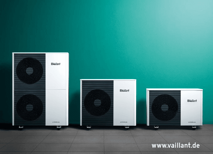 Wärmepumpen der Serie aroTherm des Herstellers Vaillant.