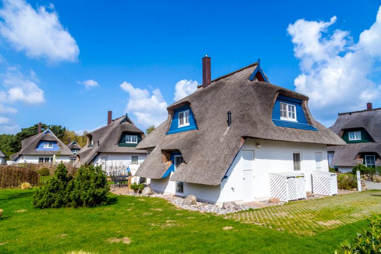 Dorfhaus mit Reetdach