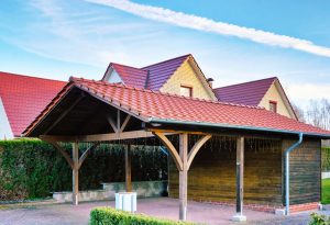 Doppelcarport mit Überdachung