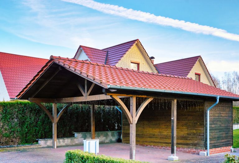 Doppelcarport mit Überdachung