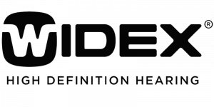 Logo des Hörgeräteherstellers Widex