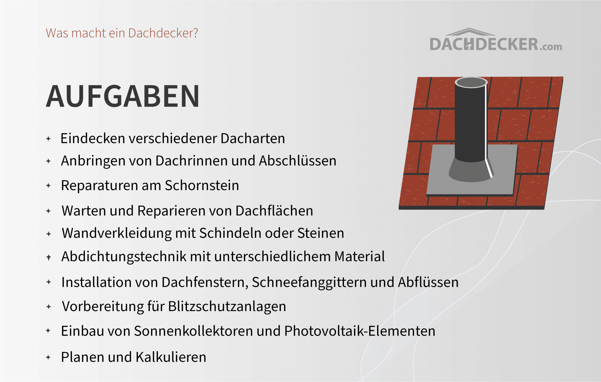 Was macht ein Dachdecker? » Aufgaben Ausbildung Gehalt