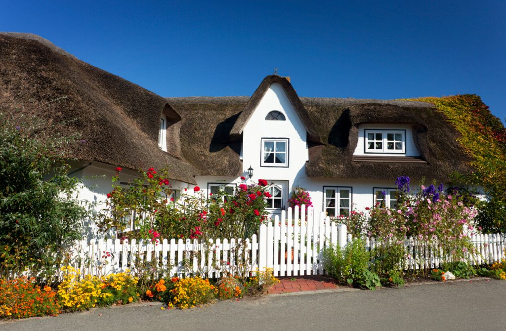 Haus mit Reetdach