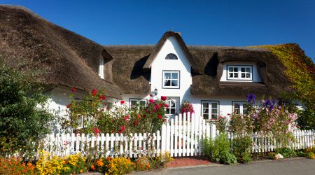 Haus mit Reetdach