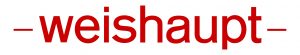 Logo des Heizungsherstellers Weishaupt.