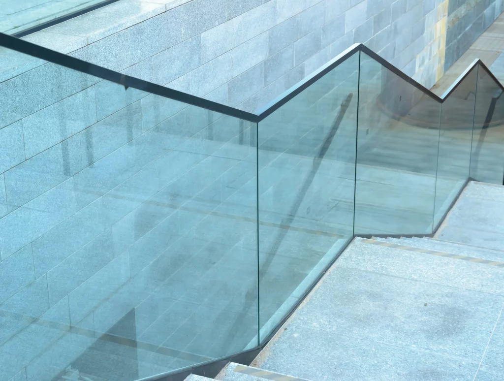 Treppengeländer aus Glas