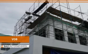 Darstellung einer Baustelle für ein Haus