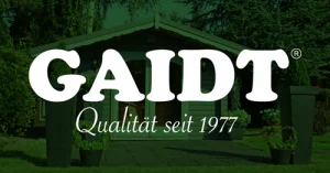 Logo des Gartenhausherstellers GAIDT