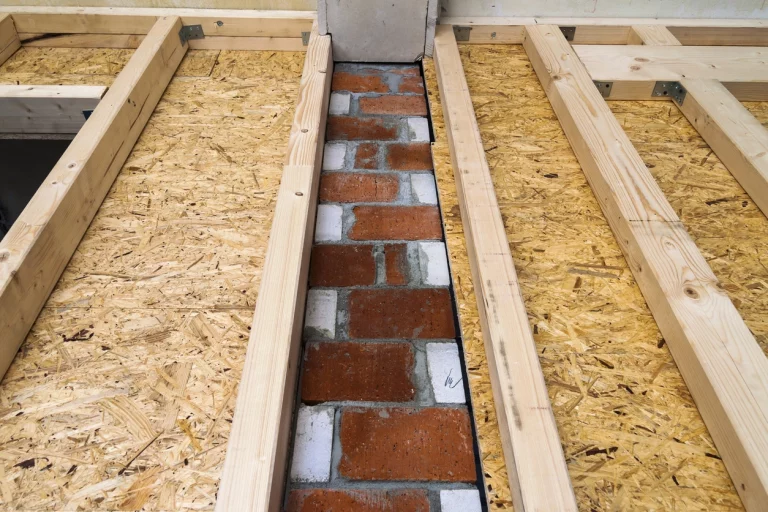 Wand mit Holzfaserdämmung