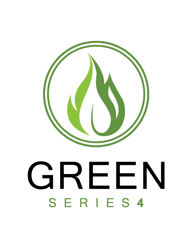 Logo der Modellreihe Greenseries 4 des Ofenherstellers Der Kamindoktor